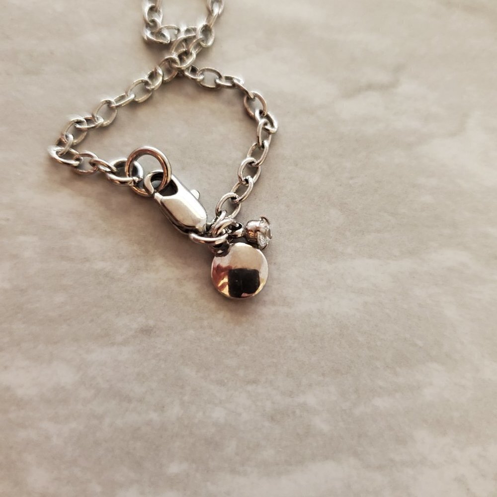 💖 J.Crew Rhinestone Crystal Pave Cluster Ball Beaded Pendant Necklace 💖 - Picture 6 of 9